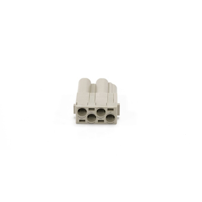 RS PRO Heavy Duty Power Connector Insert, 40A, Male, 4 Contacts
