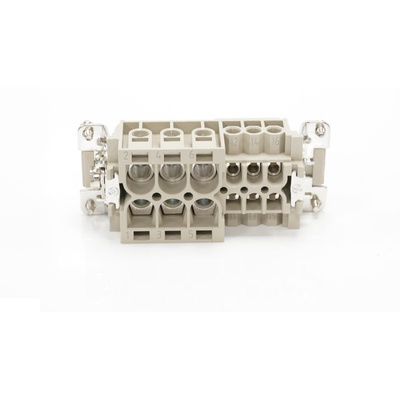RS PRO Heavy Duty Power Connector Insert, 16 → 40A, Female, 6 Contacts