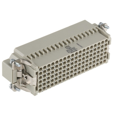 HARTING Heavy Duty Power Connector Insert, 10A, Male, Han DD Series, 108 Contacts