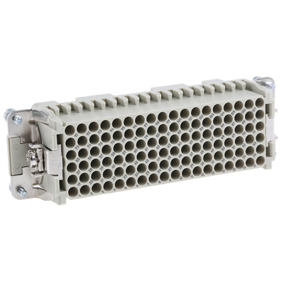 HARTING Heavy Duty Power Connector Insert, 10A, Female, Han DD Series, 108 Contacts