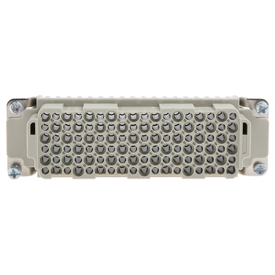 HARTING Heavy Duty Power Connector Insert, 10A, Female, Han DD Series, 108 Contacts