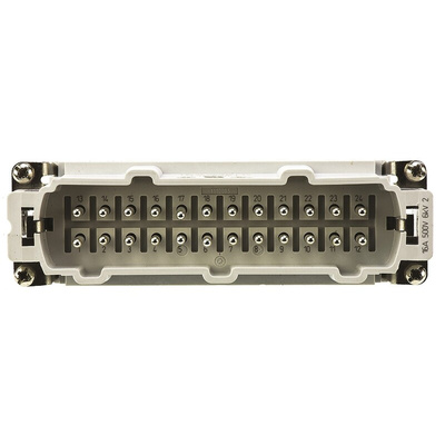 TE Connectivity Heavy Duty Power Connector Insert, Male, HE Series