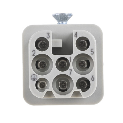 HARTING Heavy Duty Power Connector Insert, 10A, Female, Han D Series, 8 Contacts