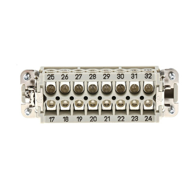 HARTING Heavy Duty Power Connector Insert, 16A, Female, Han-A Series, 16 Contacts