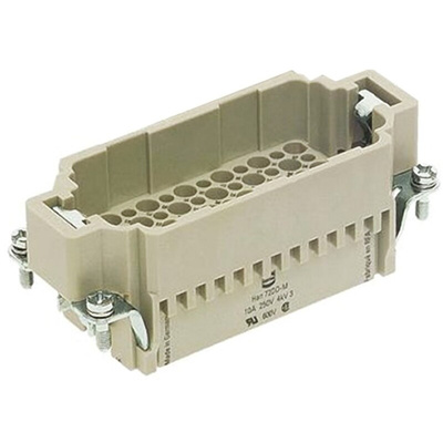 HARTING Heavy Duty Power Connector Insert, 10A, Male, HAN DD Series, 72 Contacts