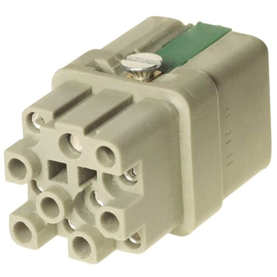 HARTING Heavy Duty Power Connector Insert, 10A, Female, HAN Q Series, 12 Contacts
