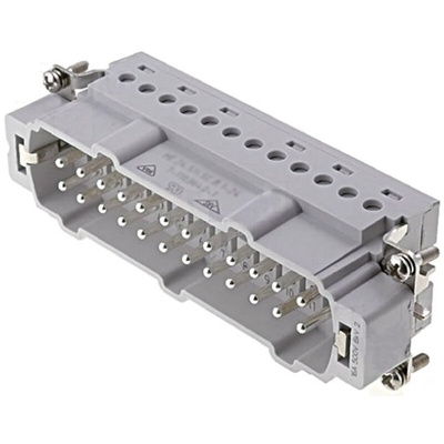 TE Connectivity Contact Insert, 16A, Male, HE Series, 24 Contacts