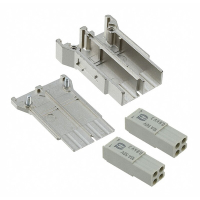 HARTING Heavy Duty Power Connector Module, 10A, Female, Han-Modular Series, 8 Contacts