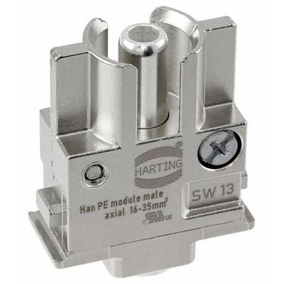 HARTING Heavy Duty Power Connector Module, Male, Han-Modular Series, 1 Contacts