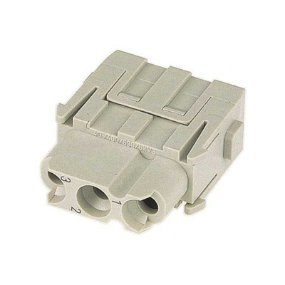 HARTING Heavy Duty Power Connector Module, 40A, Female, Han-Modular Series, 3 Contacts