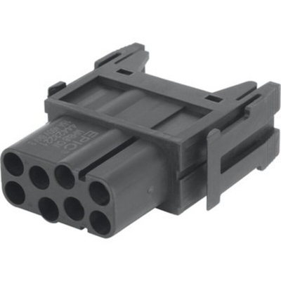 Lapp Heavy Duty Power Connector Module, 16A, Male, MHS Series, 8 Contacts