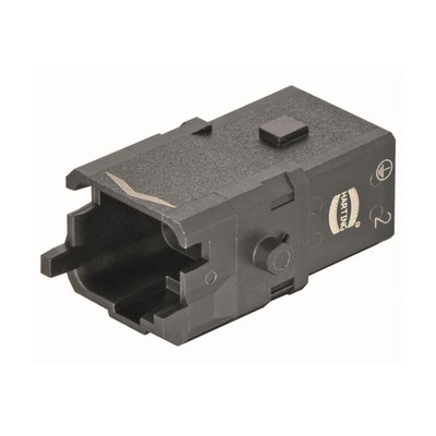 HARTING Heavy Duty Power Connector Insert, 16A, Male, Han 1A Series, 3 Contacts