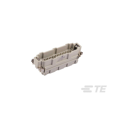 TE Connectivity Heavy Duty Power Connector Insert, 16A, Male, HDC HE Series, 24 Contacts