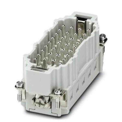 Phoenix Contact Heavy Duty Power Connector Module, 16A, Male, HC Series, 32 Contacts