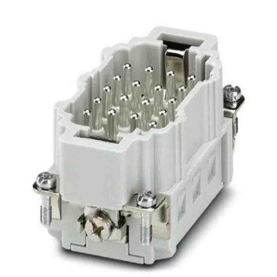 Phoenix Contact Heavy Duty Power Connector Module, 16A, Male, HC Series, 18 Contacts