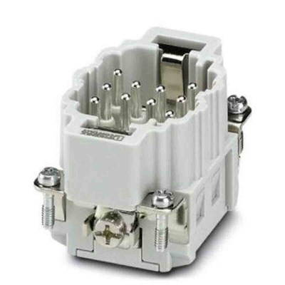 Phoenix Contact Heavy Duty Power Connector Module, 16A, Male, HC Series, 10 Contacts