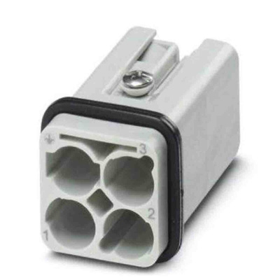 Phoenix Contact Heavy Duty Power Connector Module, 40A, Male, HC Series, 4 Contacts