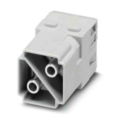 Phoenix Contact Heavy Duty Power Connector Module, 100A, Male, HC Series, 2 Contacts