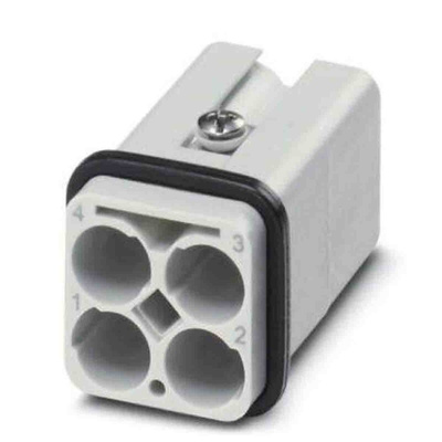 Phoenix Contact Heavy Duty Power Connector Module, 40A, Male, HC Series, 4 Contacts