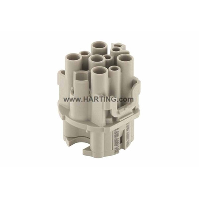 HARTING Heavy Duty Power Connector Module, 20A, Female, Han F+B Series, 4 Contacts