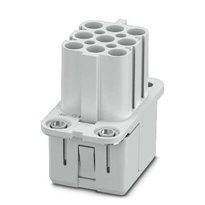 Phoenix Contact Heavy Duty Power Connector Insert, 16A, Female,  HC-COM-Q08 Series, 8 Contacts