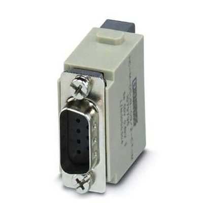 Phoenix Contact Heavy Duty Power Connector Module, 5A, Female,  HC-M-DSUB Series, 9 Contacts
