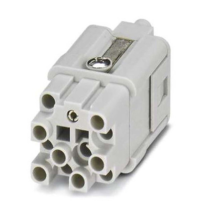 Phoenix Contact Heavy Duty Power Connector Insert, 12A, Female, HC Series, 12 Contacts