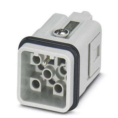 Phoenix Contact Heavy Duty Power Connector Insert, 12A, Male, HC Series, 12 Contacts