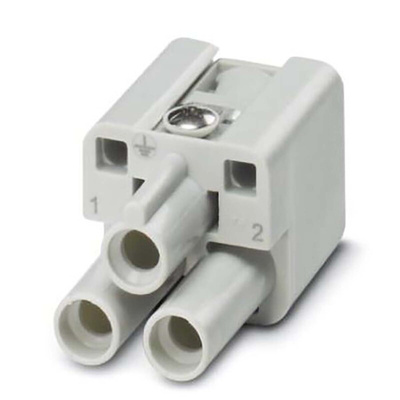 Phoenix Contact Heavy Duty Power Connector Insert, 40A, Female, HC Series, 2 Contacts