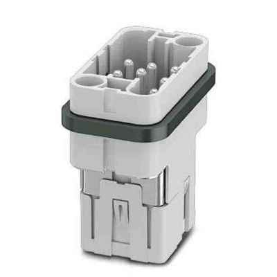 Phoenix Contact Heavy Duty Power Connector Insert, 16A, Male, HC-COM Series, 8 Contacts