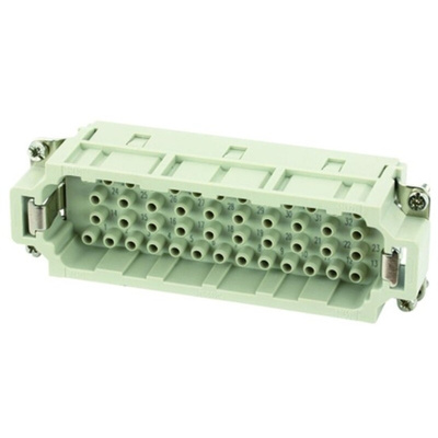 Amphenol Industrial Heavy Duty Power Connector Insert, 16A, Male, Heavy Mate C146 Series, 46 Contacts