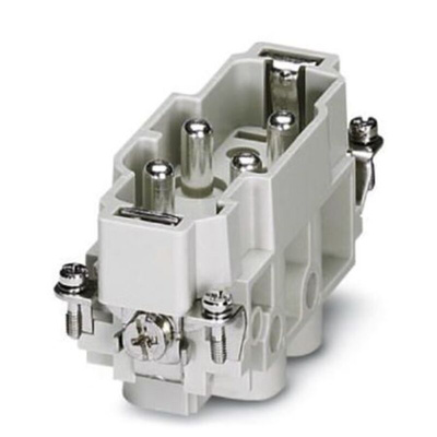 Phoenix Contact Heavy Duty Power Connector Insert, 80A, Female,  HC-K 4 Series, 4 Contacts