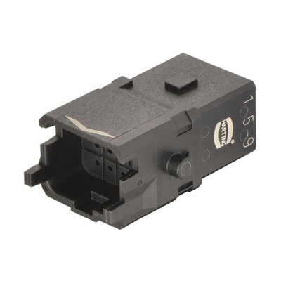 HARTING Heavy Duty Power Connector Insert, 6.5A, Male, Han 1A Series, 12 Contacts