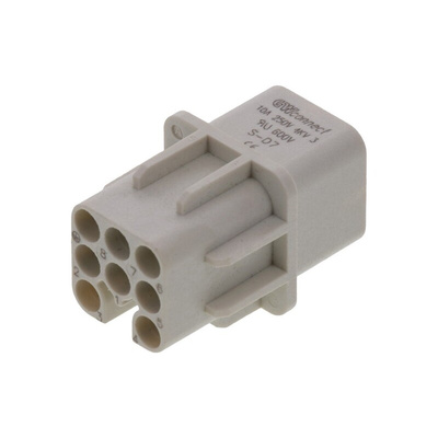 Molex Heavy Duty Power Connector Module, 10A, Female, 93601 Series, 7 Contacts
