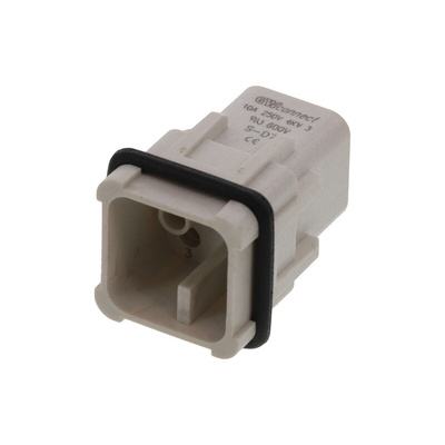 Molex Heavy Duty Power Connector Module, 10A, Male, 93601 Series, 7 Contacts
