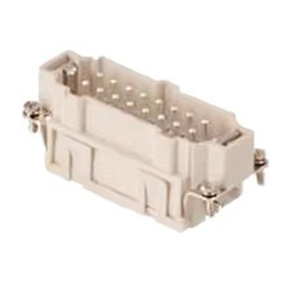 Molex Heavy Duty Power Connector Module, 16A, Male, 93601 Series, 6 Contacts
