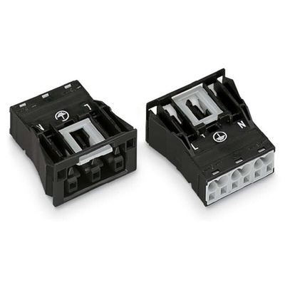 Wago Heavy Duty Power Connector, 25A, Socket, 770 Series, 3 Contacts