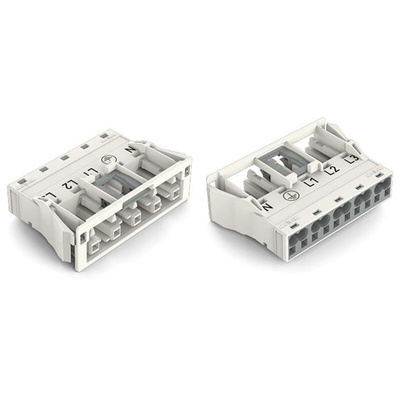 Wago Heavy Duty Power Connector, 25A, Socket, 770 Series, 5 Contacts