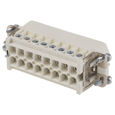 Epic Contact Heavy Duty Power Connector Insert, 10A, Male, H-A Series, 32 Contacts
