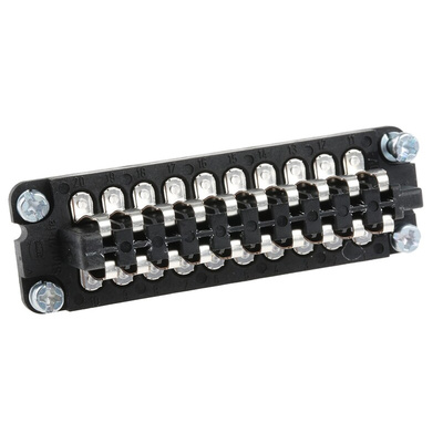 HARTING Heavy Duty Power Connector Insert, 10A, Female, STAF Series, 20 Contacts