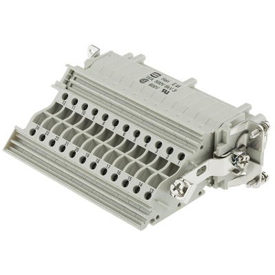Han B Series size 24 B Connector Insert, Female, 24 Way, 16A, 500 V