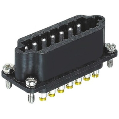 HARTING Heavy Duty Power Connector Insert, 10A, Female, Staf Series, 14 Contacts