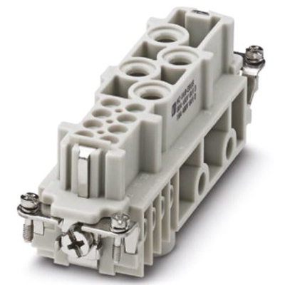 Phoenix Contact Heavy Duty Power Connector Insert, 80A, Female, HC-K 4/8-EBUS Series, 4, 8 Contacts