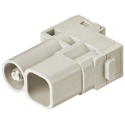 HARTING Heavy Duty Power Connector Module, 70A, Male, Han-Modular Series, 5 Contacts