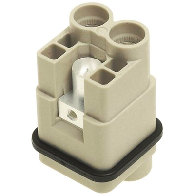 HARTING Heavy Duty Power Connector Insert, 40A, Female, HAN Q Series, 2 Contacts