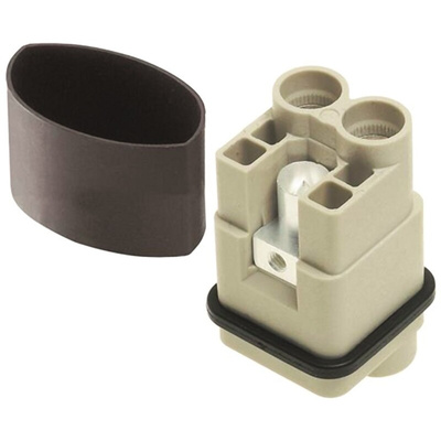 HARTING Heavy Duty Power Connector Insert, 40A, Female, HAN Q Series, 2 Contacts