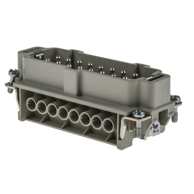 Epic Contact Connector Insert, 16 Way, 16A, Male, H-BE, Cable Mount, 600 V
