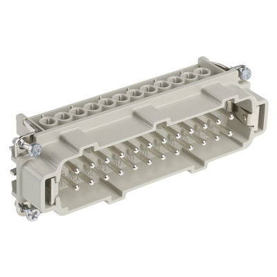 Epic Contact Connector Insert, 24 Way, 16A, Male, H-BE, Cable Mount, 600 V