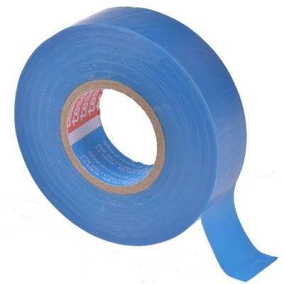 Tesa Tesaflex 53948 Blue PVC Electrical Tape, 19mm x 25m