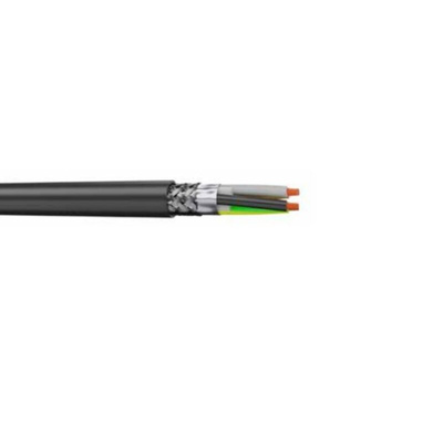 AXINDUS 2XSL Power Cable, 4 Cores, 6 mm², Screened, 100m, Black PVC Sheath